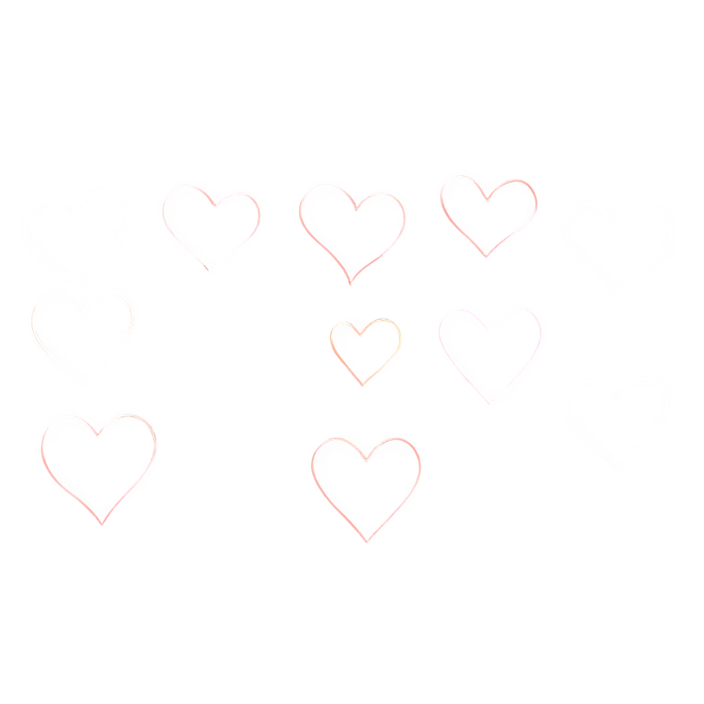 full image of the Heart icons for social media drawing, hd, 8k, extremely high resolution, centered and white background FreePNG