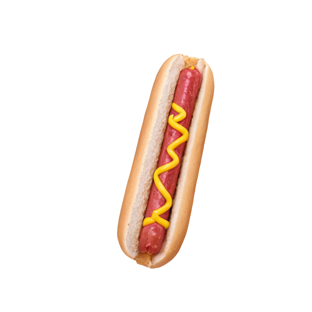 full image of the Hot dog drawing, hd, 4k, 8k, extremely high resolution, centered and white background FreePNG