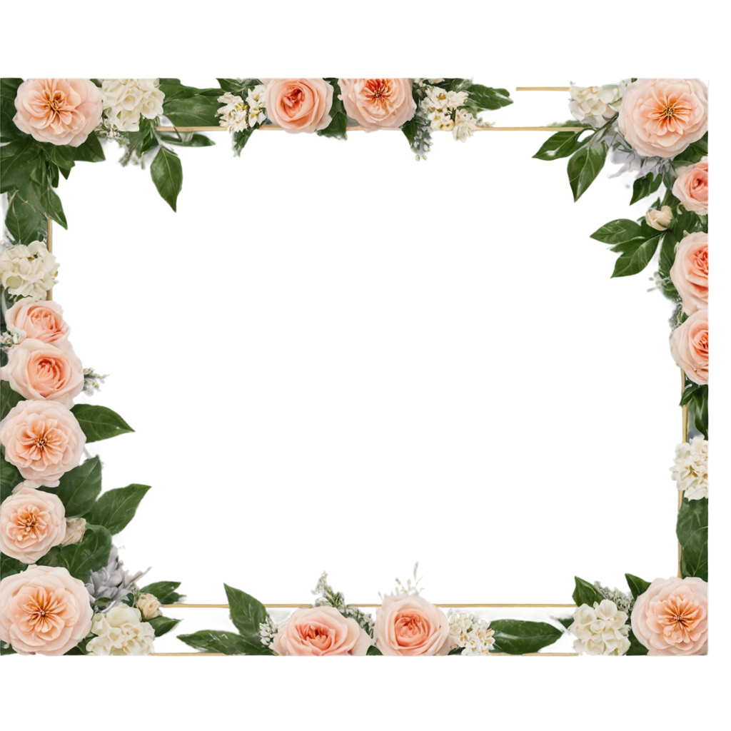 Wedding Flower Frame FreePNG