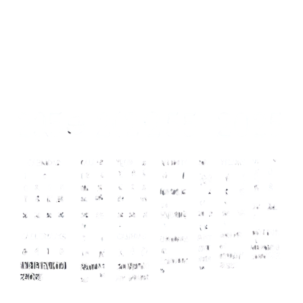 2025 Calender Vector