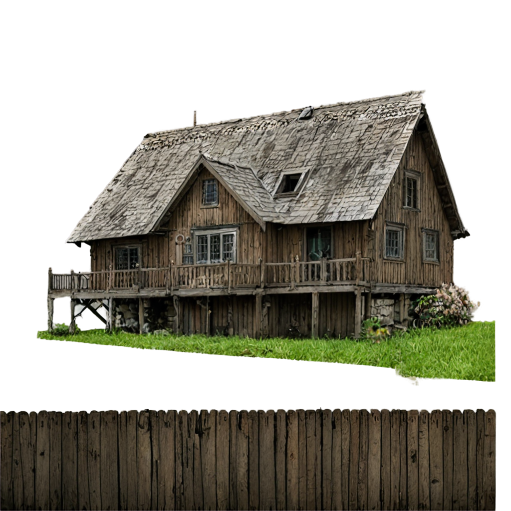 Old wooden house FreePNG