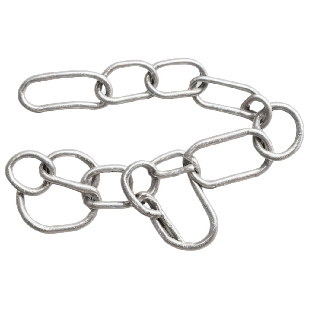 Metal Chain Links Isolated Png FreePNG