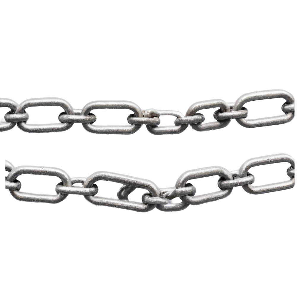 Metal Chain Links Isolated Png FreePNG