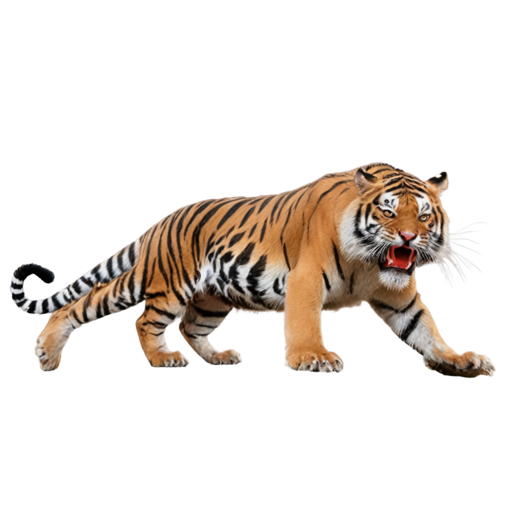 a tiger angry images with red eye
 FreePNG