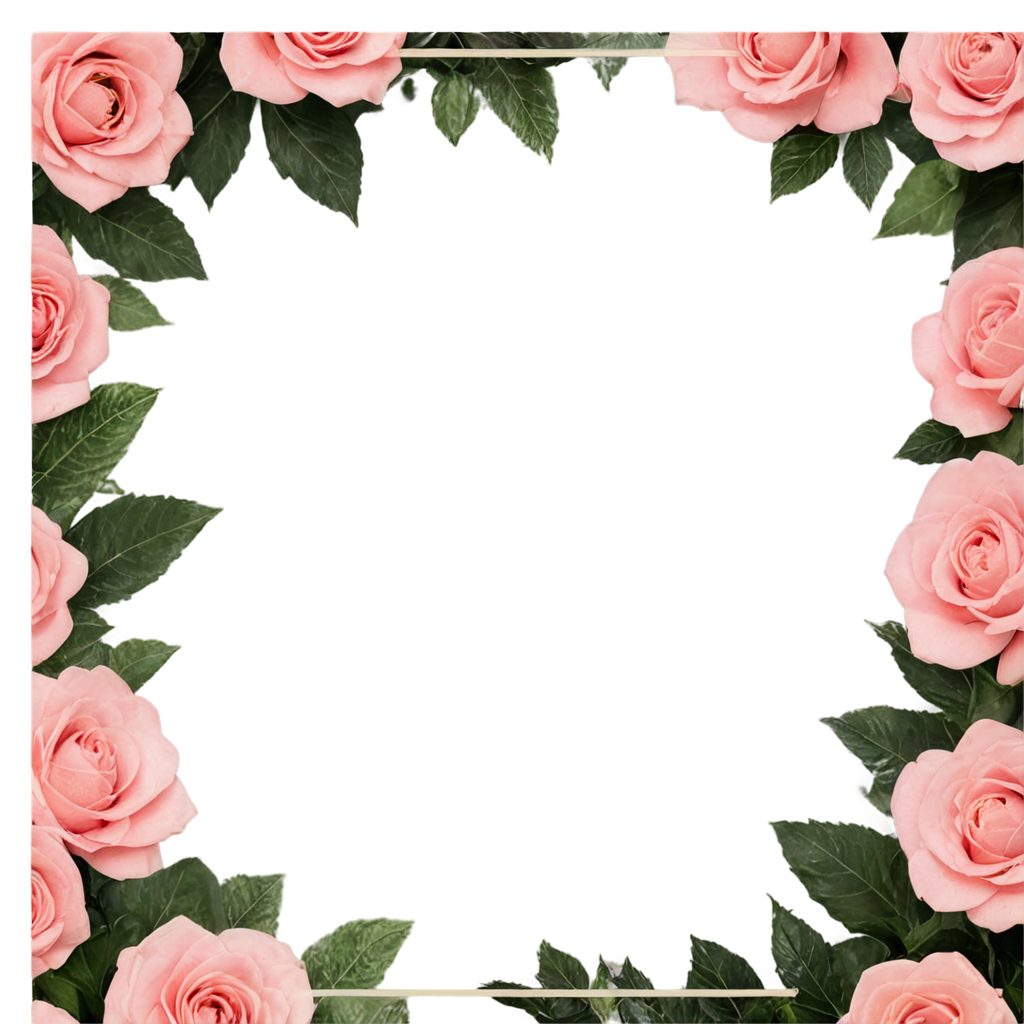 Wedding Flower Frame FreePNG