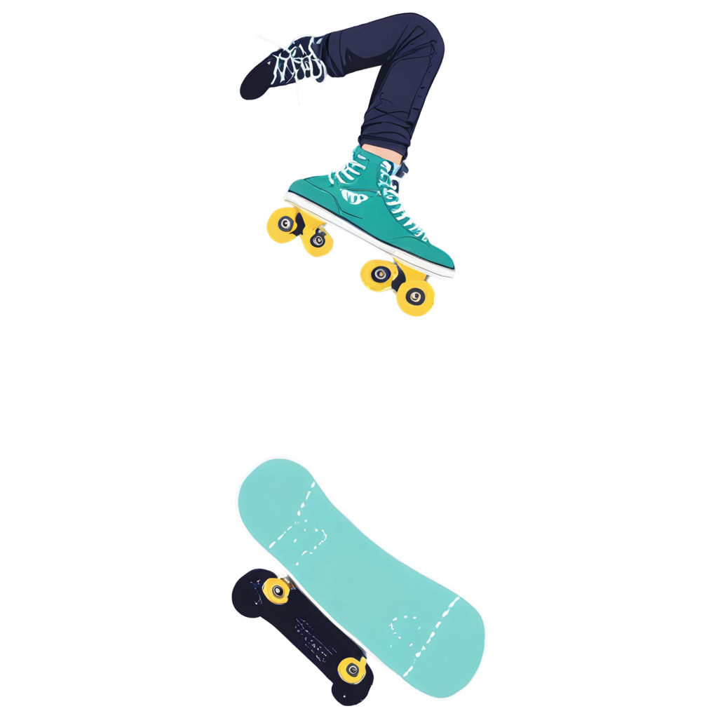 creame una imagen que sea un pin para mapa, que simbole que en un lugar se practica skating, por enemplo, que tenga un skate en el medio