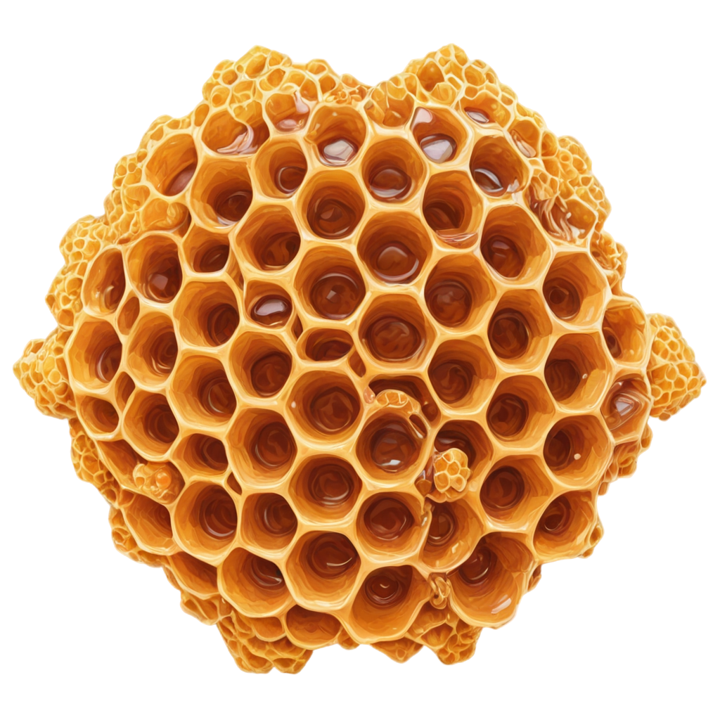 full image of the Honeycombs drawing, hd, 4k, 8k, extremely high resolution, centered and white background FreePNG