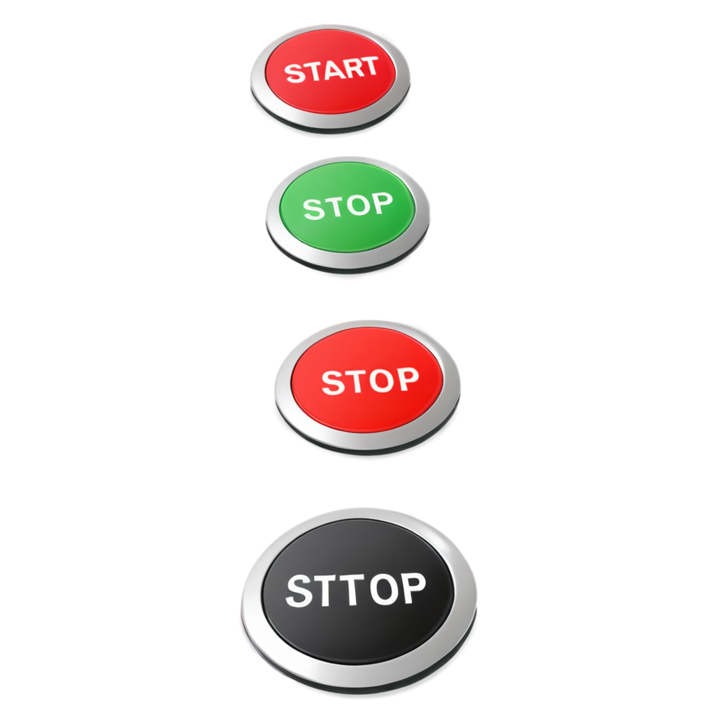 start button and stop button and reset button glossy and very detailed. FreePNG