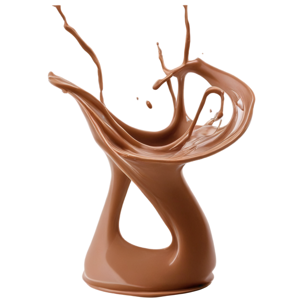 A Chocolate Milk Splash FreePNG