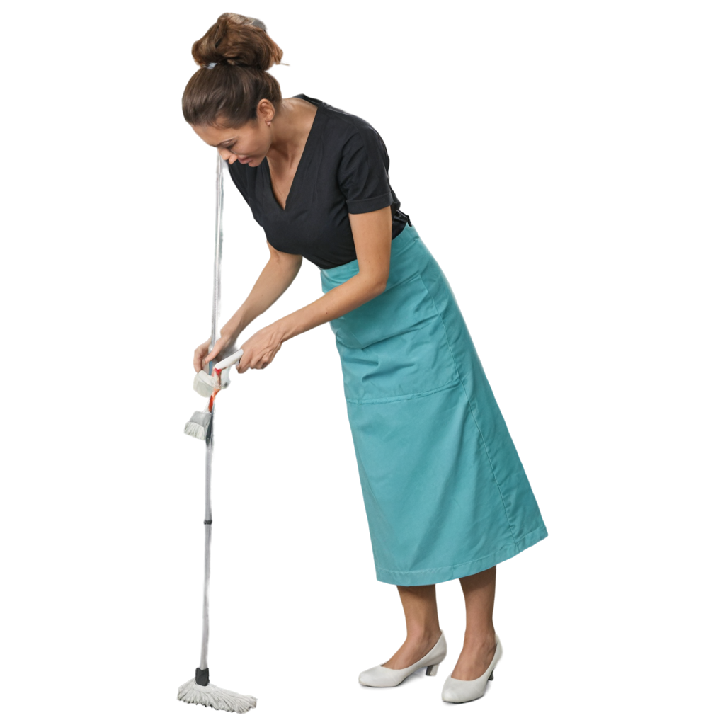 a woman cleaning FreePNG