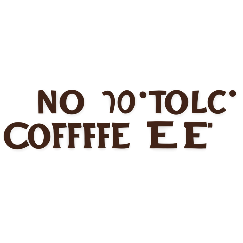 No Coffee Vector FreePNG