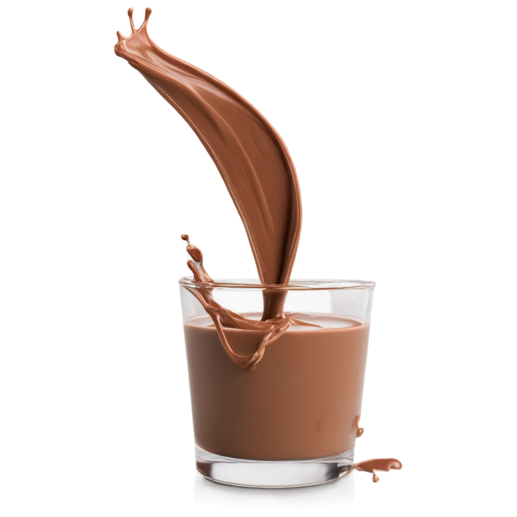 A Chocolate Milk Splash FreePNG