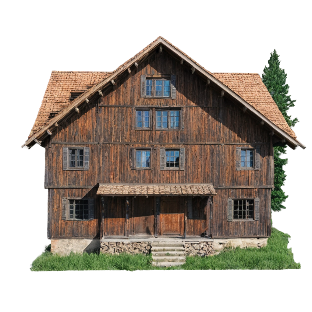 Old wooden house FreePNG