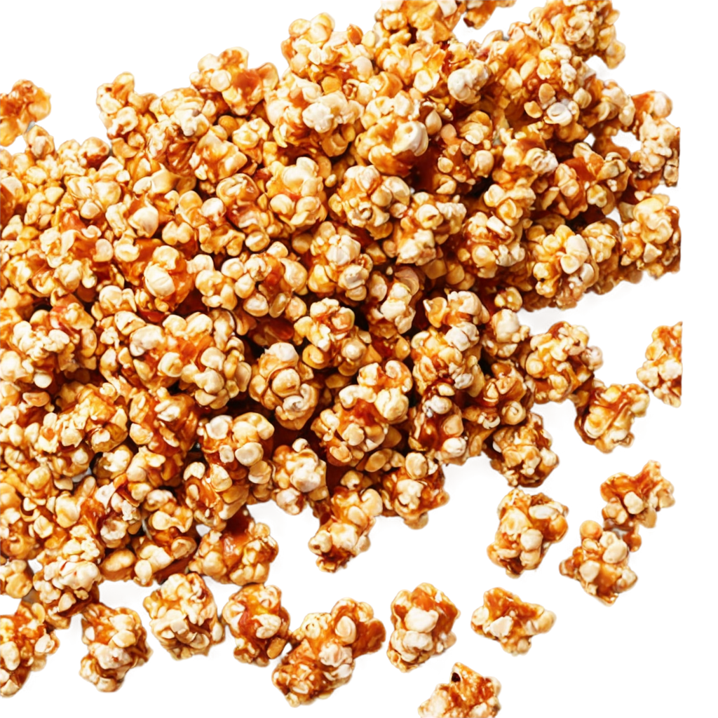 red Tasty caramel glazed popcorn FreePNG