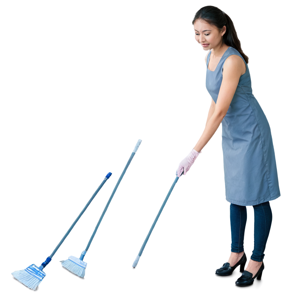 a woman cleaning FreePNG