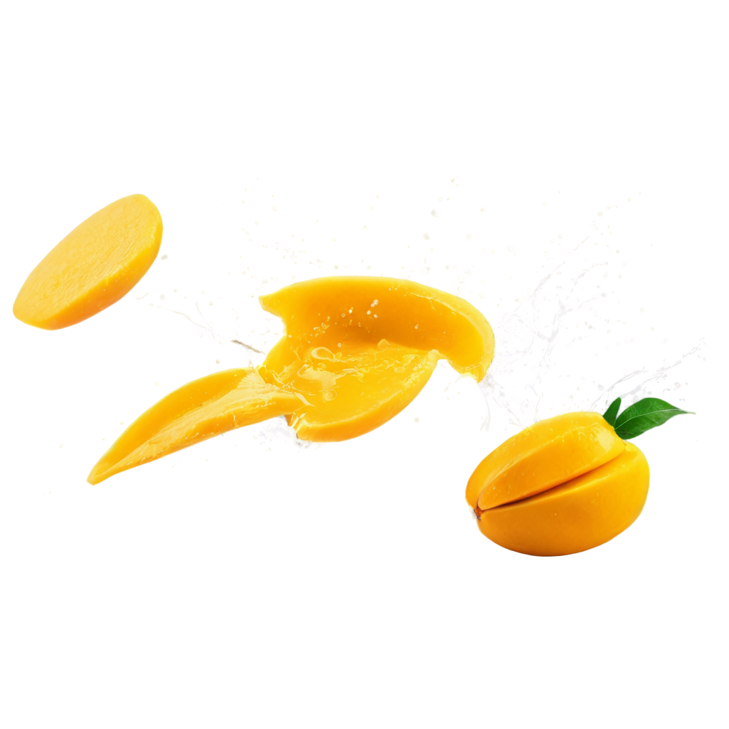 Summer Mango Juice Splash Effect FreePNG