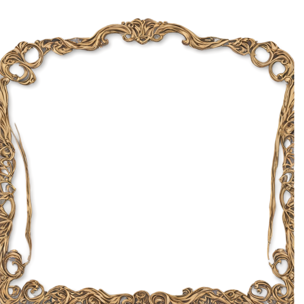 Elegant Vintage Border Frame FreePNG