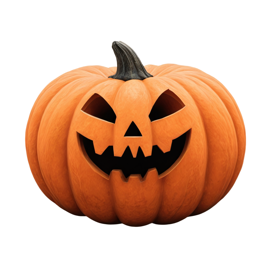 full image of the Halloween pumpkin drawing, hd, 4k, 8k, extremely high resolution, centered and white background FreePNG