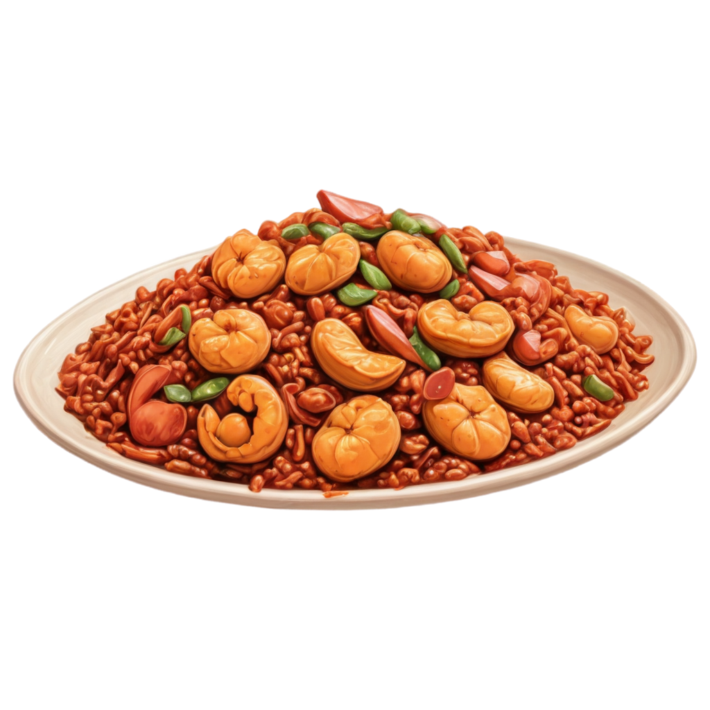 full image of the Jambalaya drawing, hd, 4k, 8k, extremely high resolution, centered and white background FreePNG