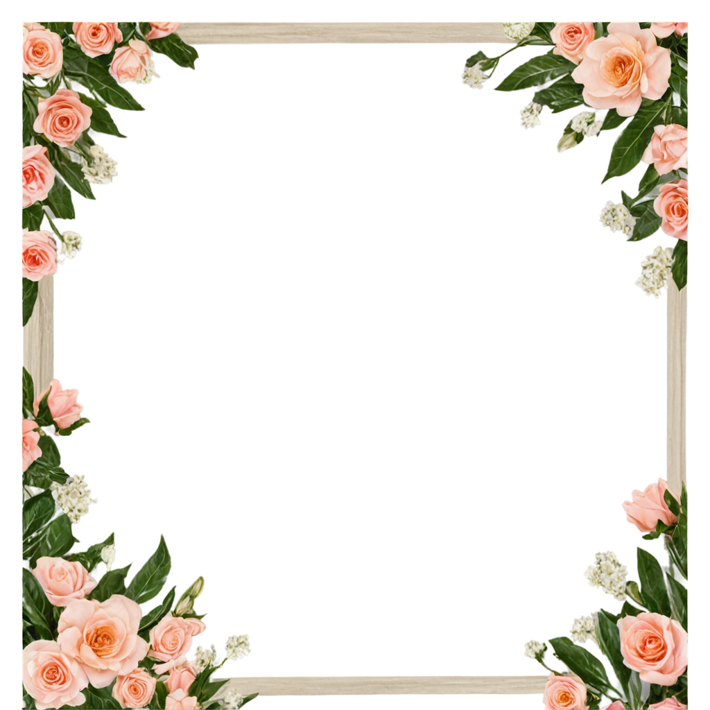 Wedding Flower Frame FreePNG