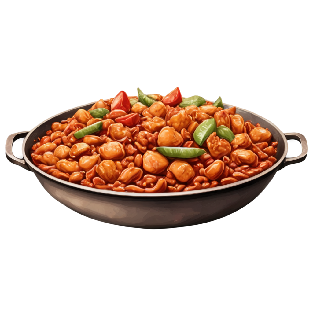 full image of the Jambalaya drawing, hd, 4k, 8k, extremely high resolution, centered and white background FreePNG