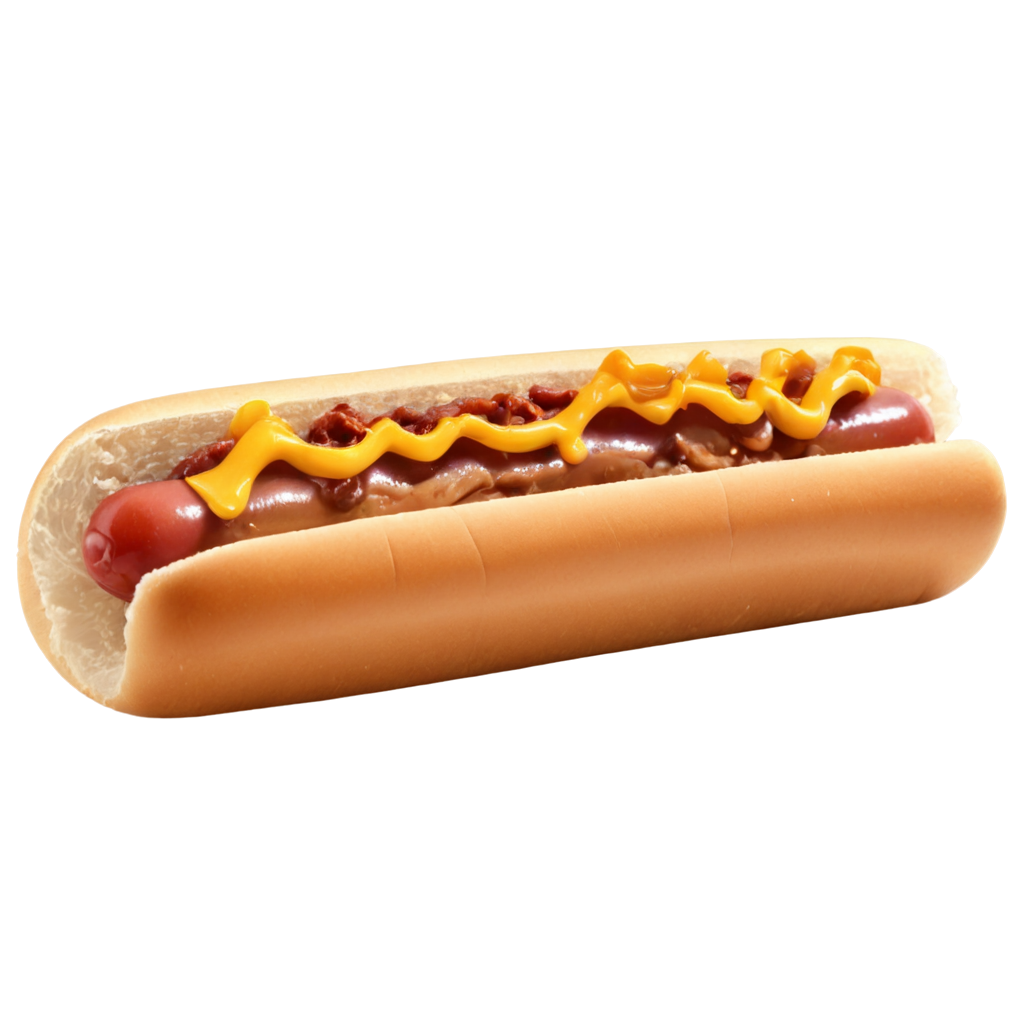 full image of the Hot dog drawing, hd, 4k, 8k, extremely high resolution, centered and white background FreePNG