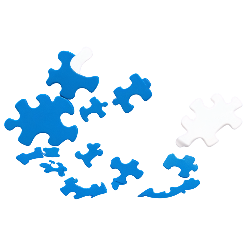 Design a favicon featuring a modern, stylized puzzle piece. The shape should appear floating with a subtle 3D effect that adds depth and dynamism. Use electric blue (#2563EB) as the main color with a slightly darker shade for depth. The puzzle piece should be simplified and streamlined, with smooth curves and rounded edges that make it feel playful yet sophisticated. The design should be clean and FreePNG