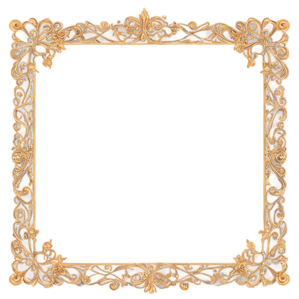 Elegant Vintage Border Frame FreePNG