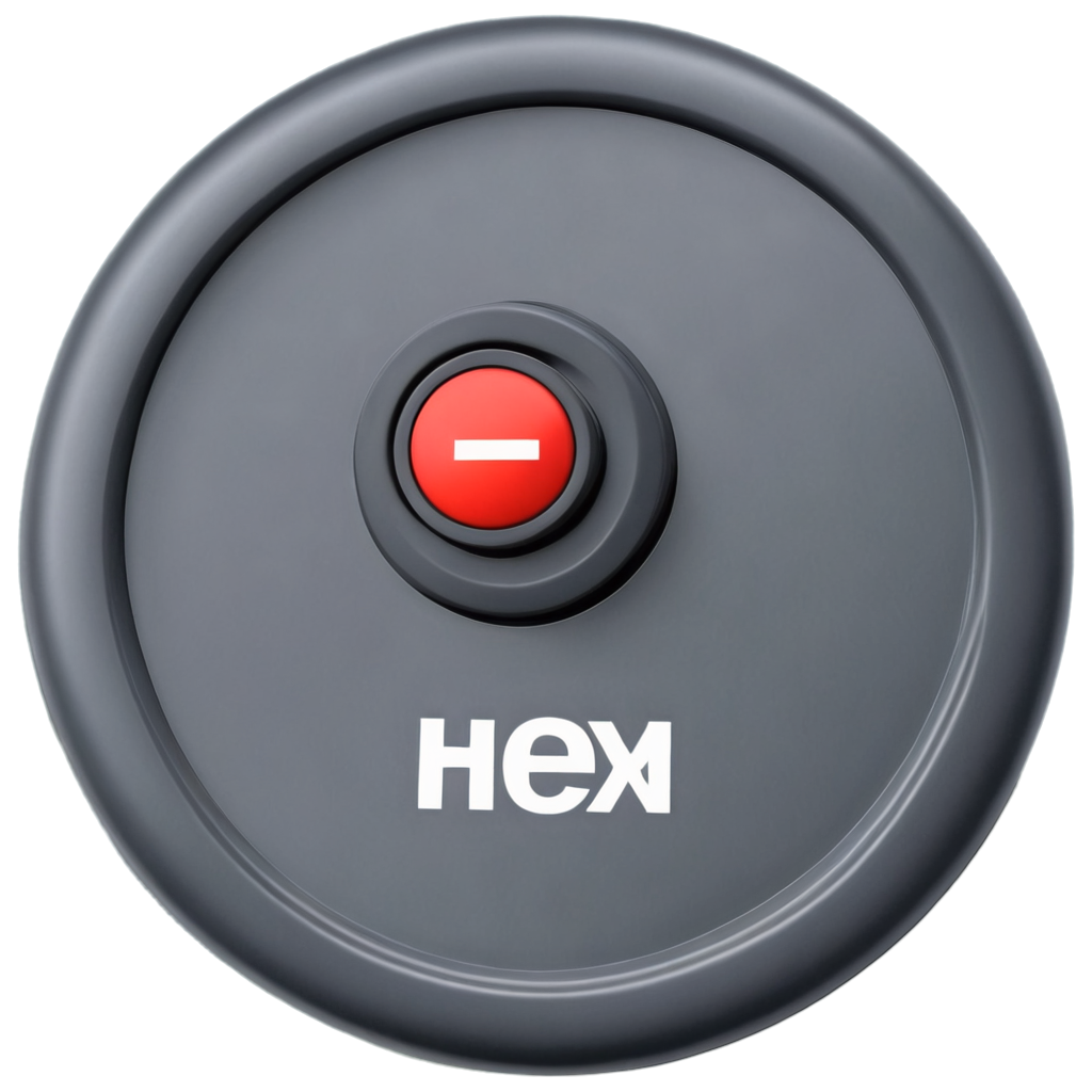 a power button with next to it a stop button and a brilliant style reset button with a front view, extremely detailed 4K rendering. FreePNG